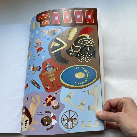 NWT Sticker History Ancient Romans Sticker Book - Picture 6 of 6